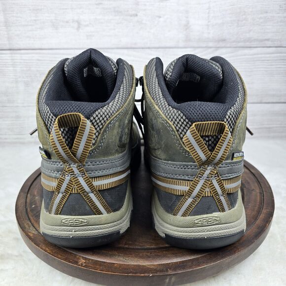 KEEN Targhee III Mid Waterproof Brown Leather Hiking Boots Men Sz 10 No Insoles main image 11